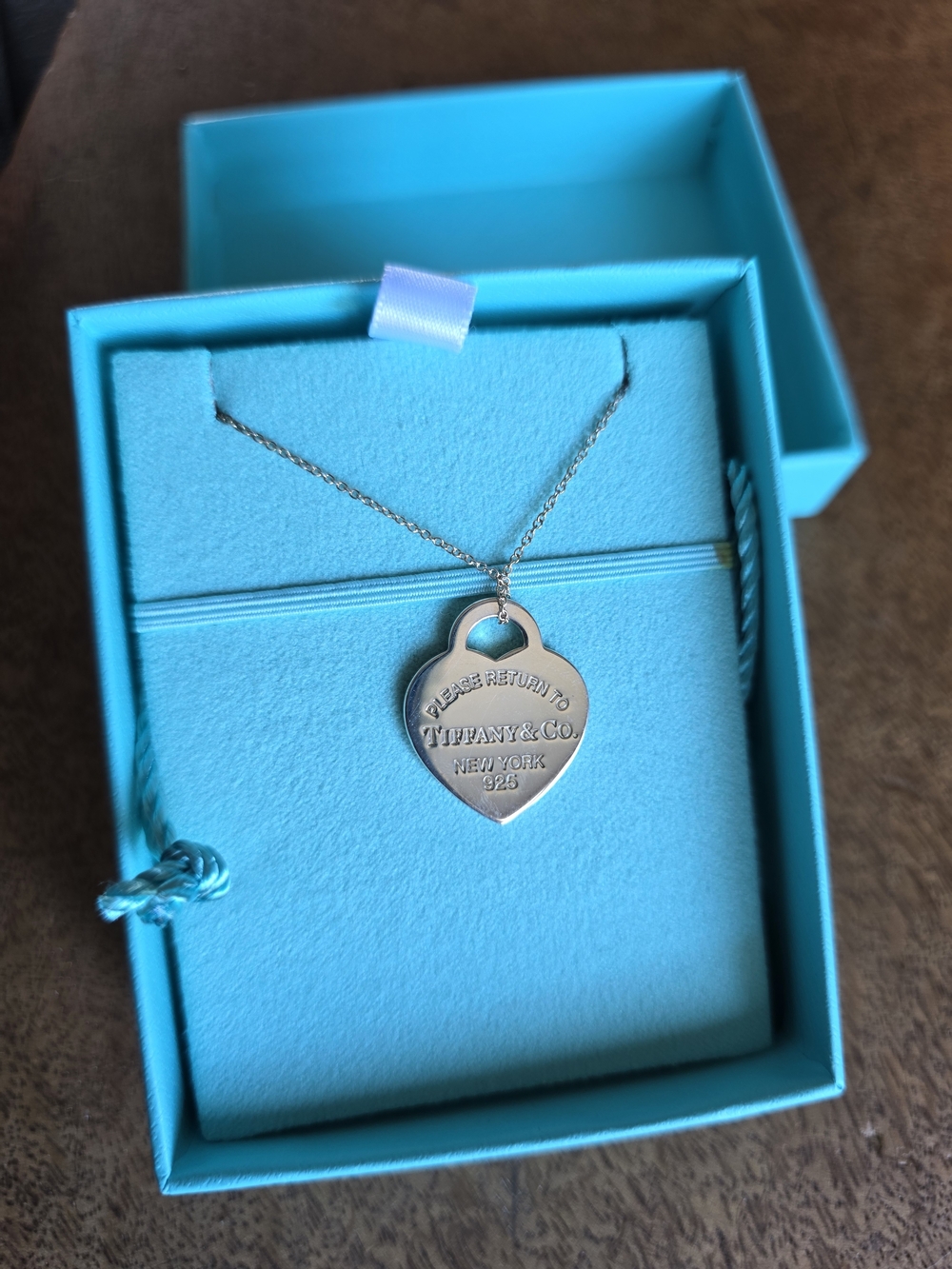 Tiffany & Co. Silver Return To Tiffany Heart Tag Necklace